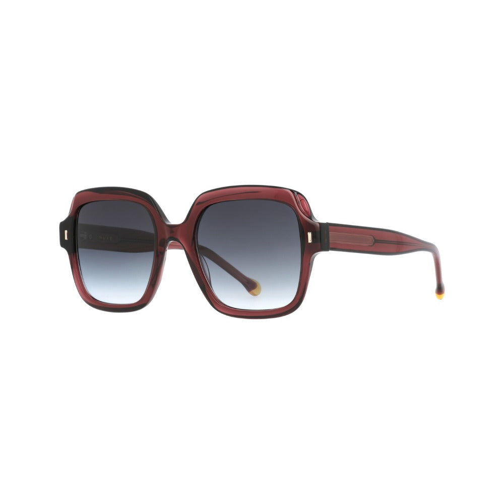 Nuxe Eclat03 Bordeaux Cristal Moyen BX68 de trois-quarts - Les Lunettes de Pauline