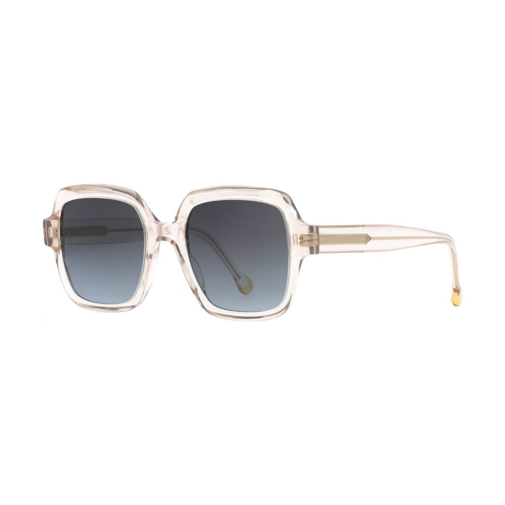 Nuxe Eclat03 Cristal Champagne CP67 de trois-quarts - Les Lunettes de Pauline