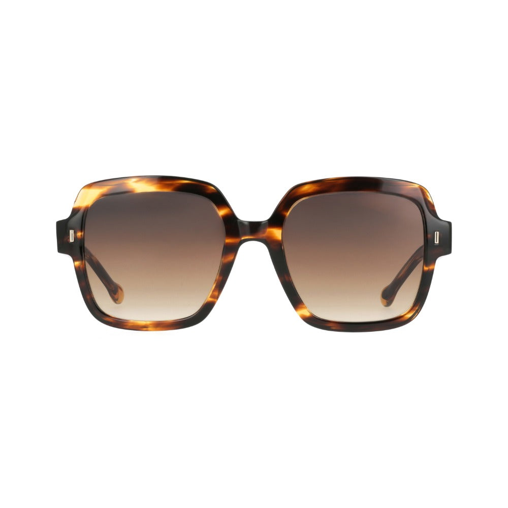 Nuxe Eclat03 Écaille Marron et Miel E569 de face - Les Lunettes de Pauline