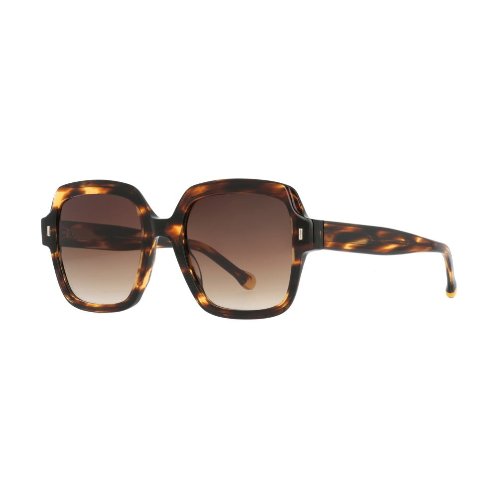 Nuxe Eclat03 Écaille Marron et Miel E569 de trois-quarts - Les Lunettes de Pauline