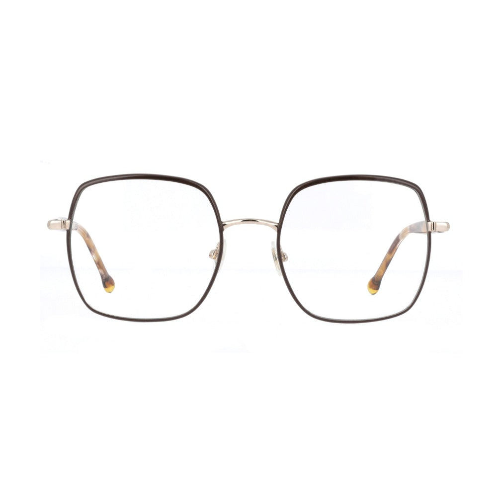 Nuxe Floral04 Laque Moka et Doré Clair MODO de face - Les Lunettes de Pauline