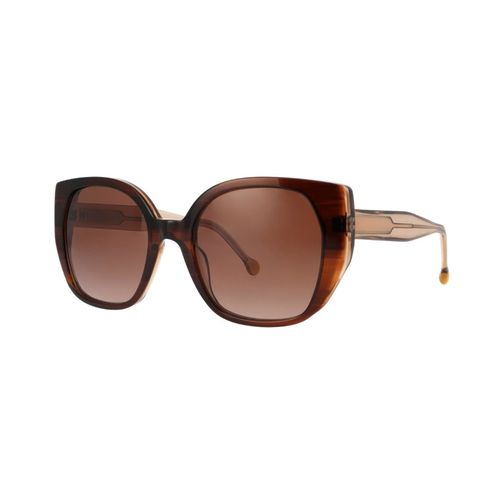 Nuxe Iconic01 Dégradé Texturé Caramel ECBE de trois-quarts - Les Lunettes de Pauline