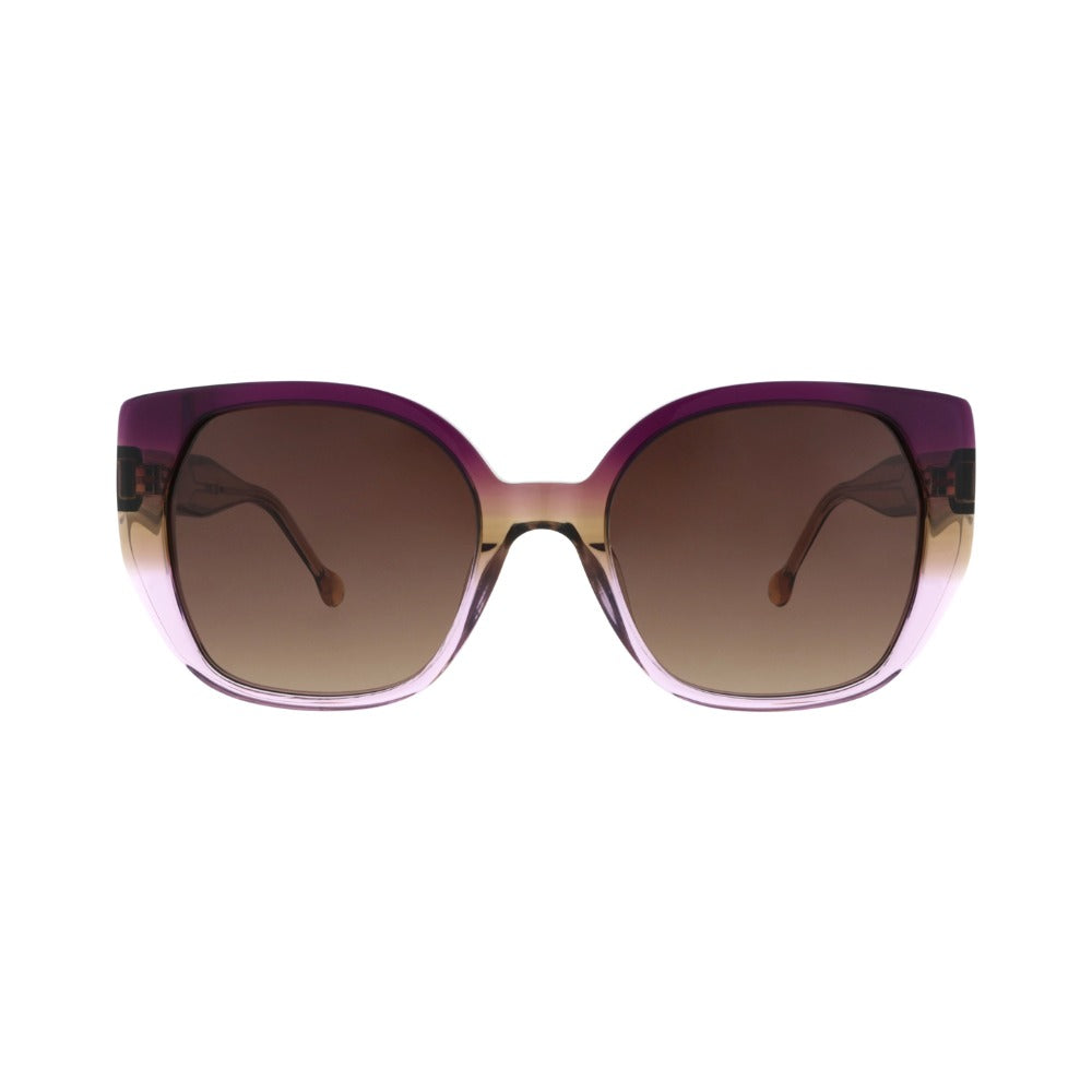 Nuxe Iconic01 Dégradé Violet et Marron VIMV de face - Les Lunettes de Pauline