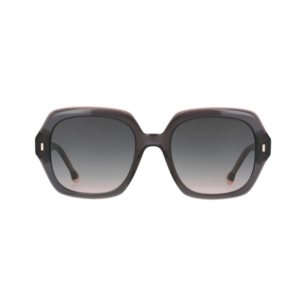 Nuxe Iconic06 Corne Grise et Rose Pâle GRRS de face - Les Lunettes de Pauline