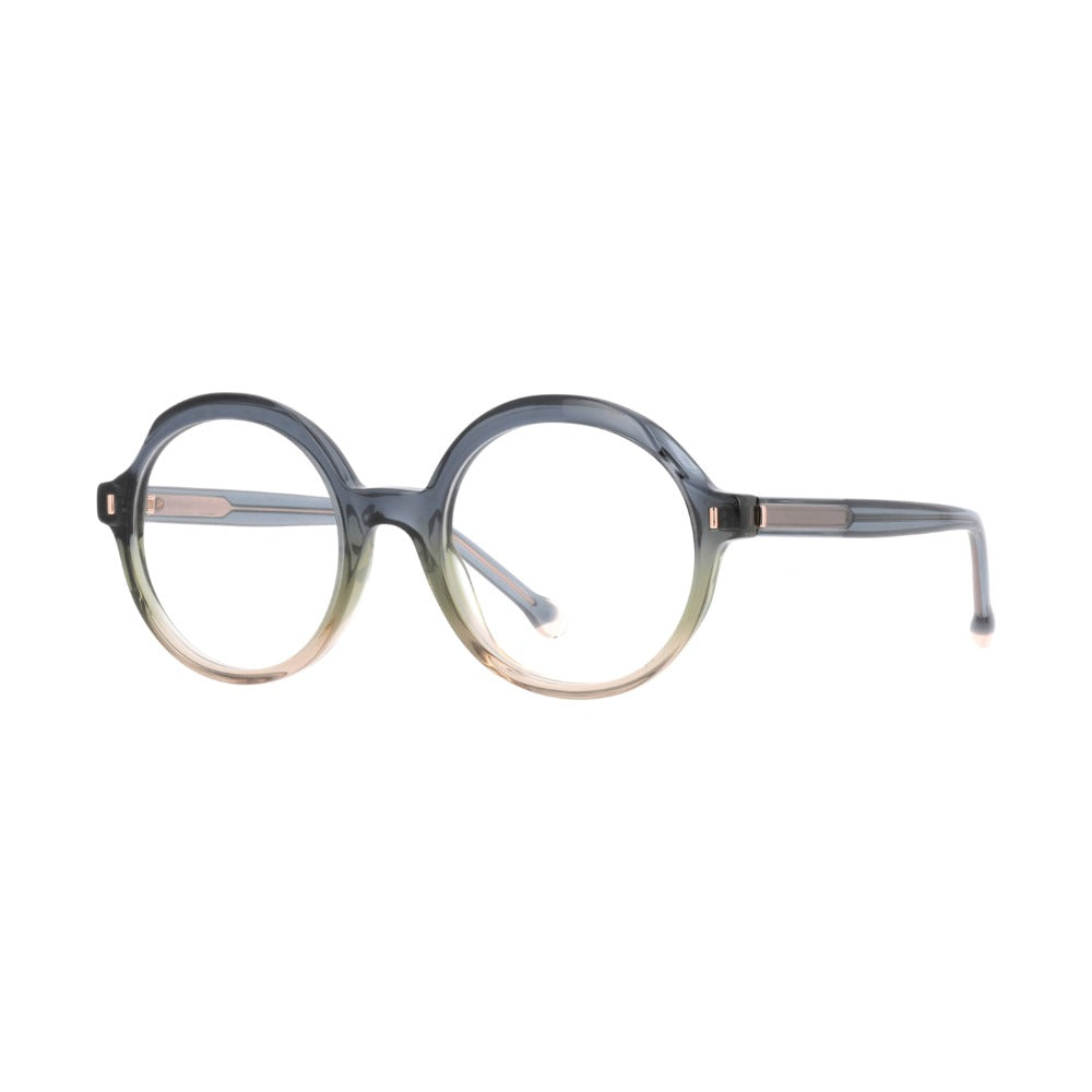 Nuxe Magnolia1 Dégradé Denim Kaki Rose DMBE de trois-quarts - Les Lunettes de Pauline