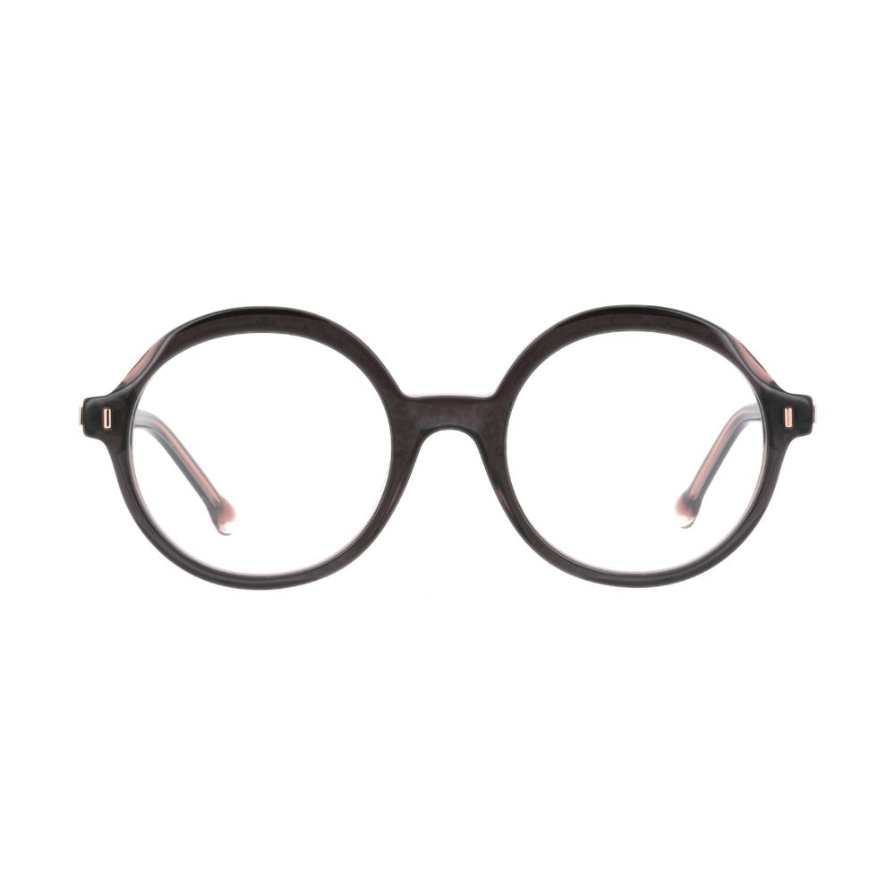 Nuxe Magnolia1 Corne Grise et Rose Pâle GRRS de face - Les Lunettes de Pauline