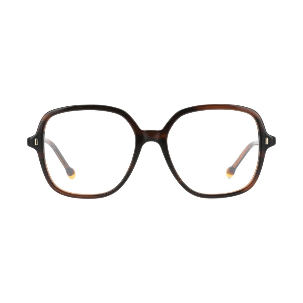 Nuxe Prodige01 Écaille Marron Fumé E730 de face - Les Lunettes de Pauline