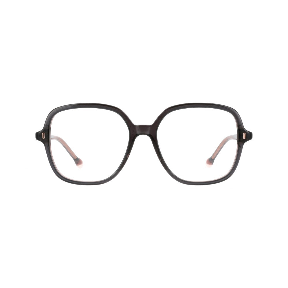 Nuxe Prodige01 Corne Grise et Rose Pâle GRRS de face - Les Lunettes de Pauline