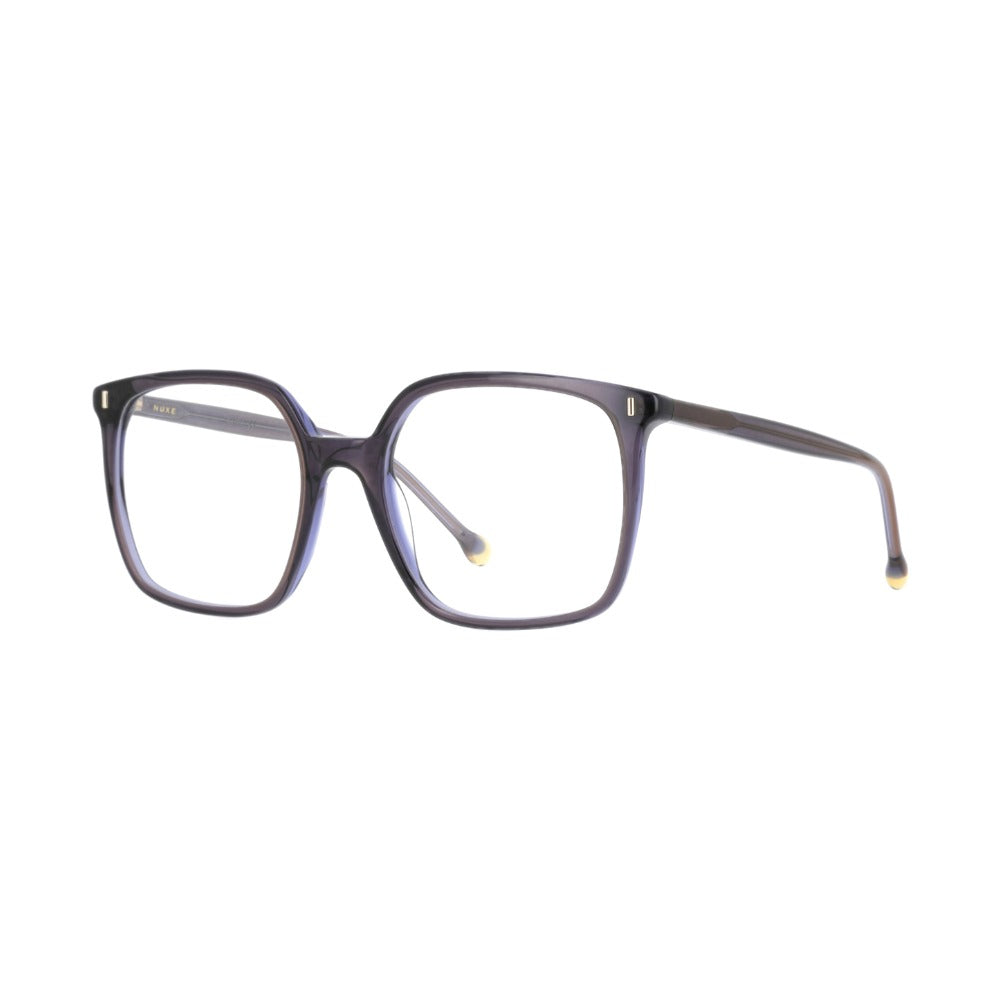 Nuxe Prodige02 Brun et Lavande BRLA de trois-quarts - Les Lunettes de Pauline