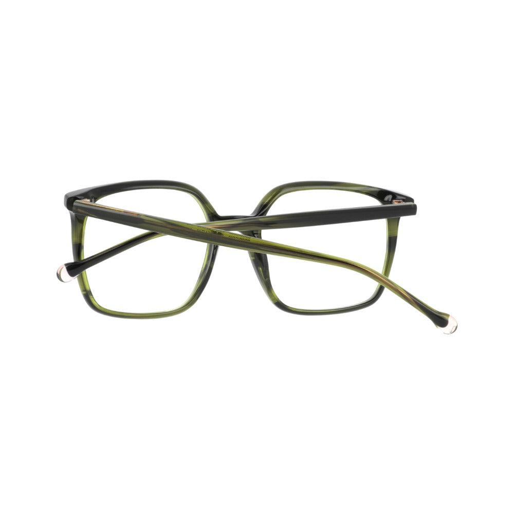 Nuxe Prodige02 Écaille Texturée Verte E700 en détail des branches - Les Lunettes de Pauline
