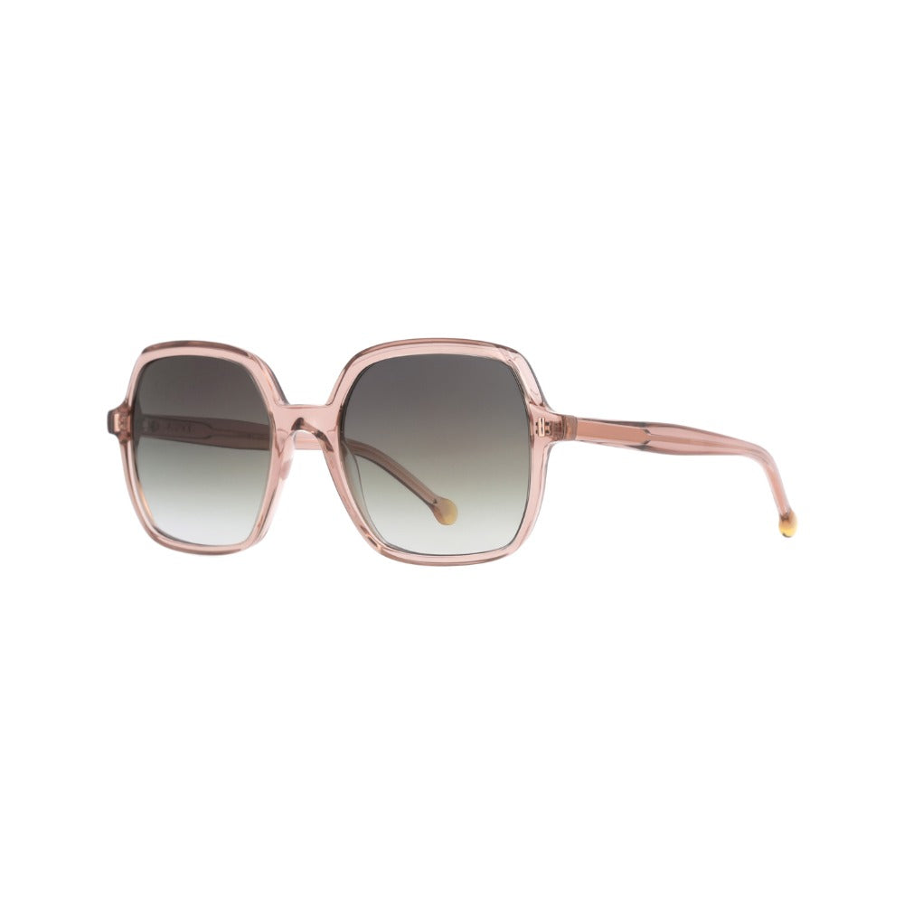 Nuxe Soyeuse6 Cristal Rose Clair RC67 de trois-quarts - Les Lunettes de Pauline