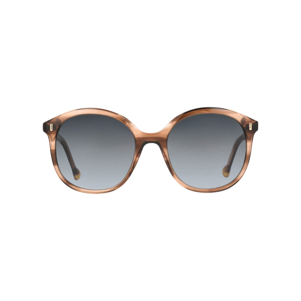 Nuxe Soyeuse7 Écaille Fumée Marron E587 de face - Les Lunettes de Pauline