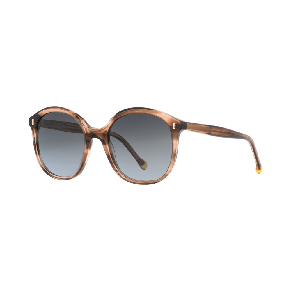 Nuxe Soyeuse7 Écaille Fumée Marron E587 de trois-quarts - Les Lunettes de Pauline
