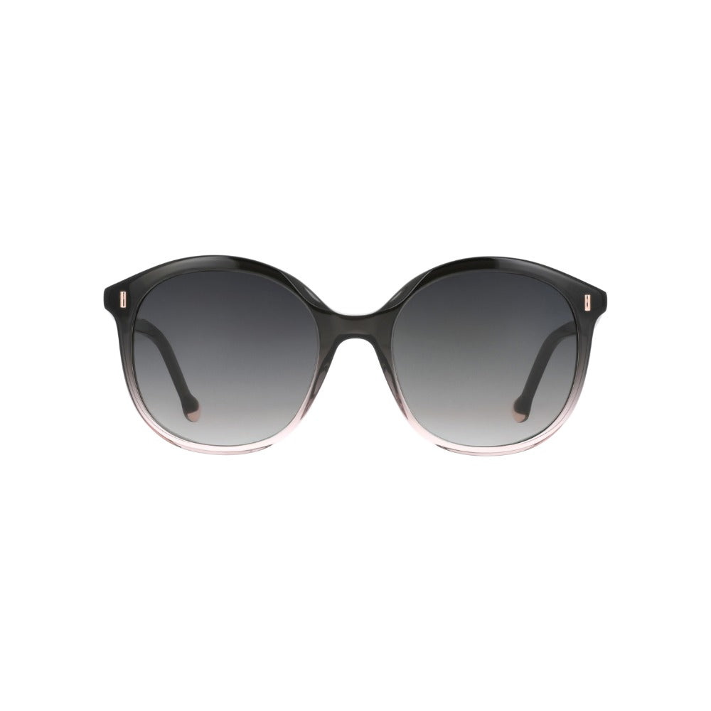 Nuxe Soyeuse7 Corne Grise et Rose Pâle GRRS de face - Les Lunettes de Pauline
