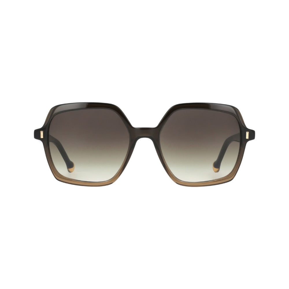 Nuxe Soyeuse8 Brun Foncé et Cristal Beige BRBE de face - Les Lunettes de Pauline