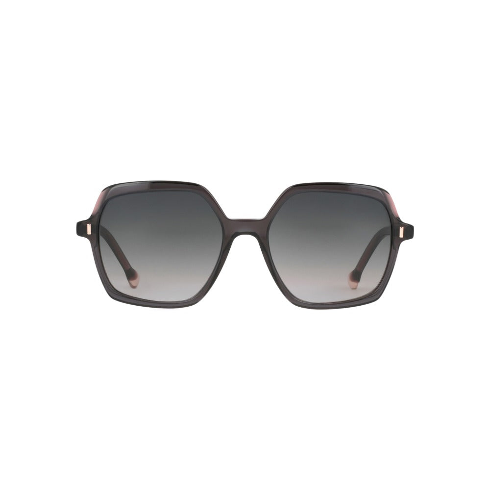 Nuxe Soyeuse8 Corne Grise et Rose Pâle GRRS de face - Les Lunettes de Pauline