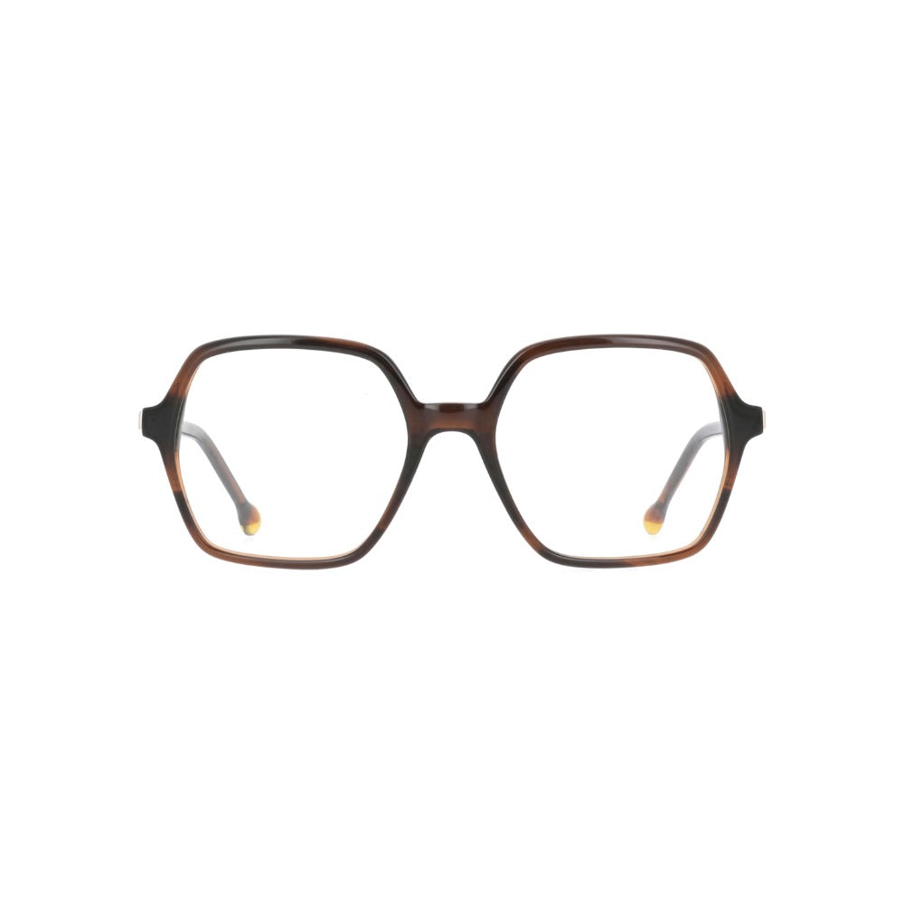 Nuxe Sublime02 Écaille Marron Fumé E730 de face - Les Lunettes de Pauline