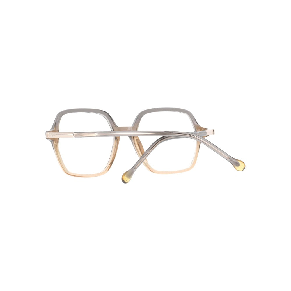 Nuxe Sublime02 Gris Cristal Dégradé Beige GRBE en détail des branches - Les Lunettes de Pauline