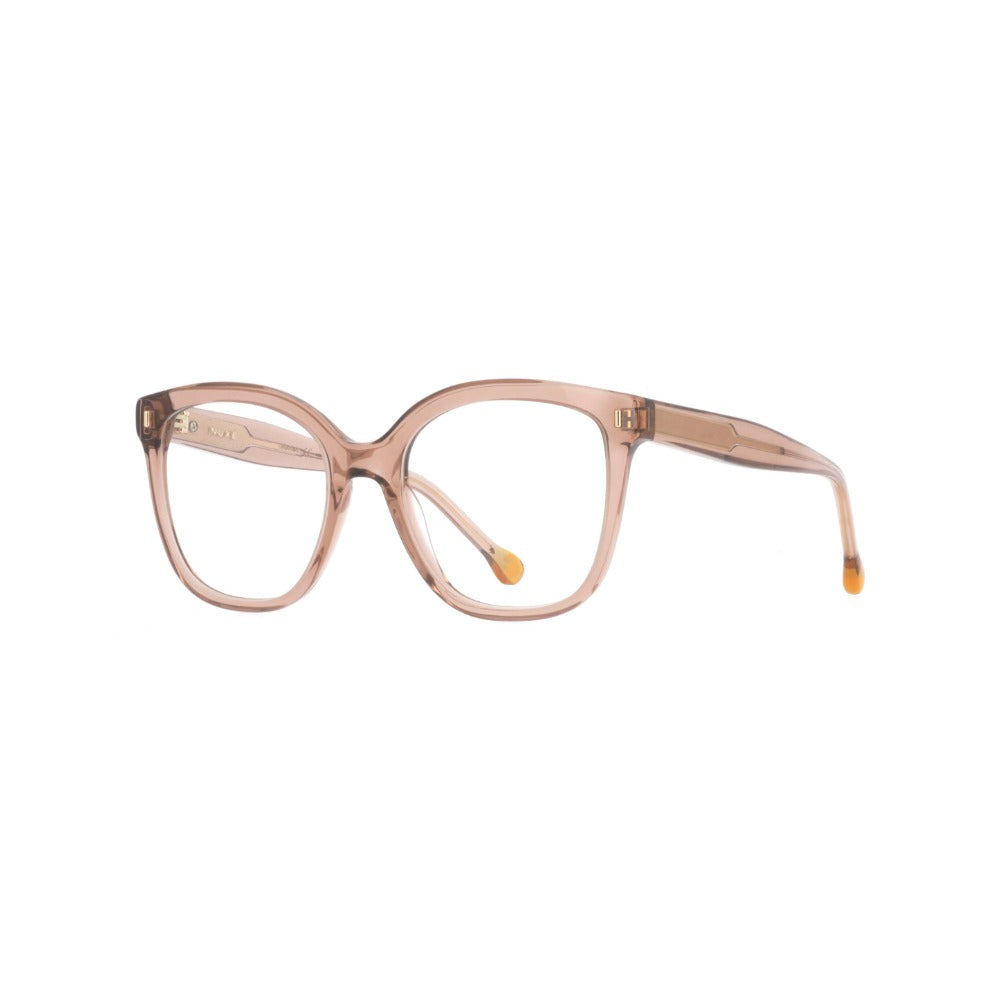 Nuxe Tsubaki08 Cristal Brun Clair BR67 de trois-quarts - Les Lunettes de Pauline