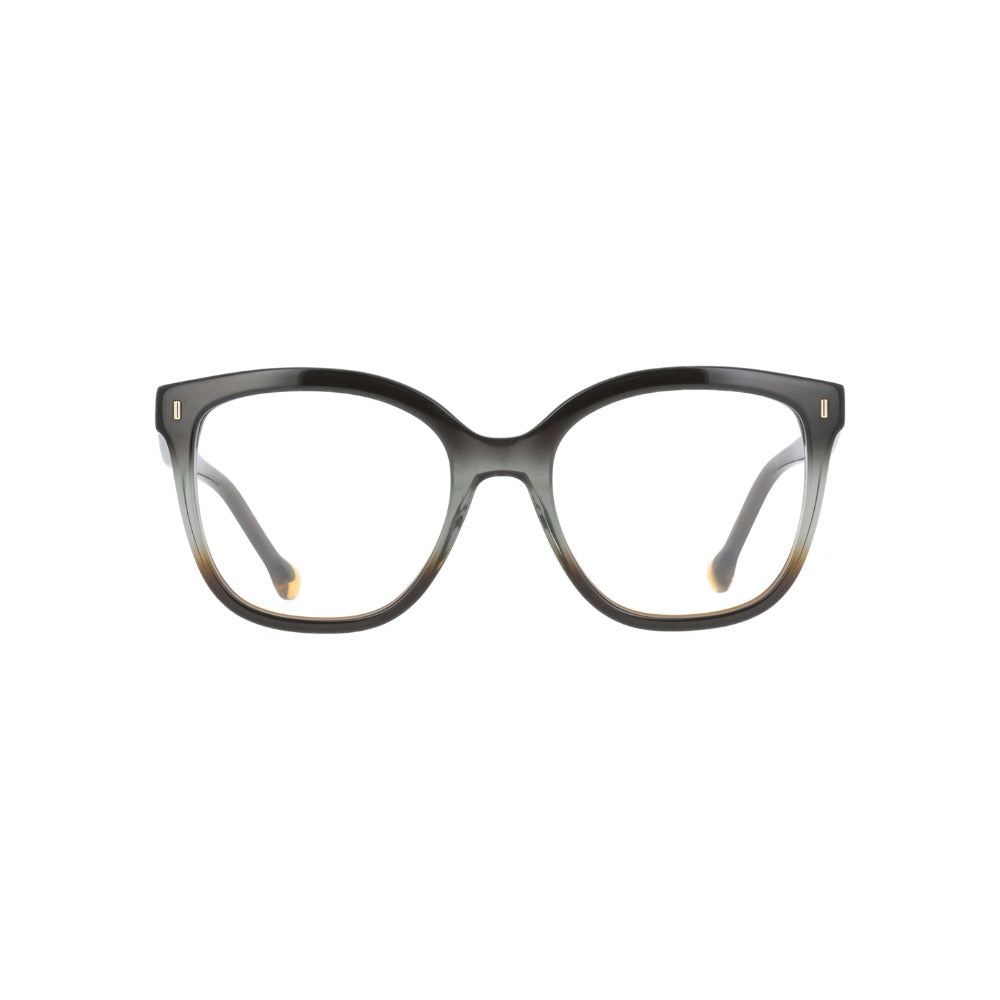 Nuxe Tsubaki08 Écaille Grise et Cristal Brun GRBR de face - Les Lunettes de Pauline