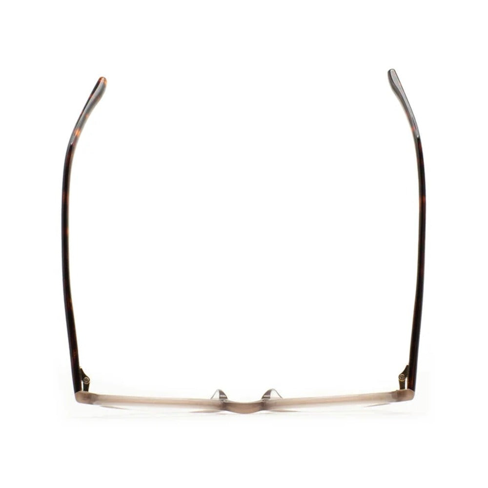 Kaleos Russo Marron Laiteux 04 vue de dessus - Les Lunettes de Pauline