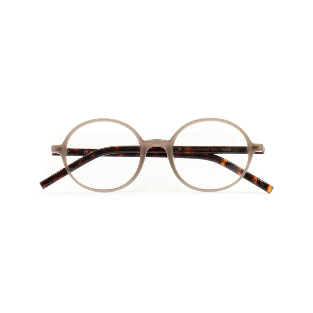 Kaleos Russo Marron Laiteux 04 de face - Les Lunettes de Pauline