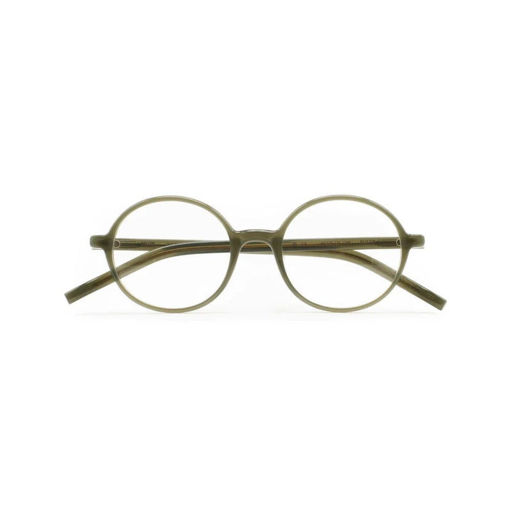 Kaleos Russo Kaki Laiteux 06 de face - Les Lunettes de Pauline