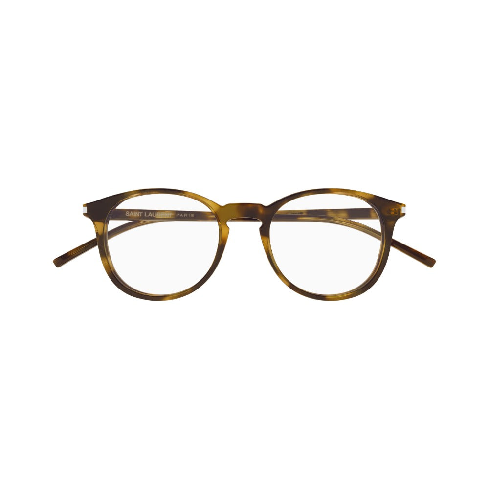 Saint Laurent Corner Angle SL 106 Havane 029 de face - Les Lunettes de Pauline