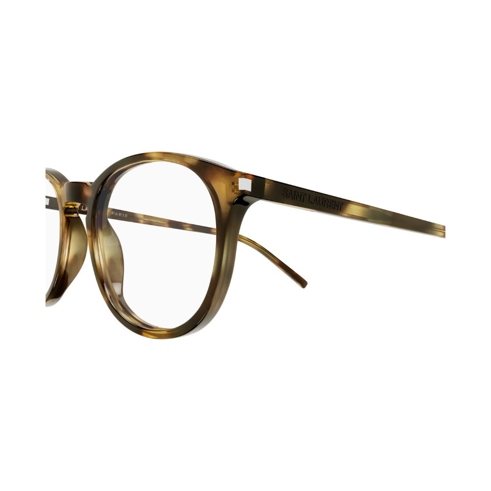 Saint Laurent Corner Angle SL 106 Havane 029 vue de profil - Les Lunettes de Pauline