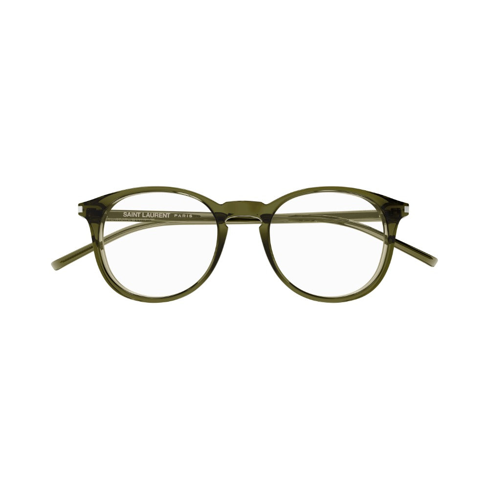 Saint Laurent Corner Angle SL 106 Vert 014 de face - Les Lunettes de Pauline