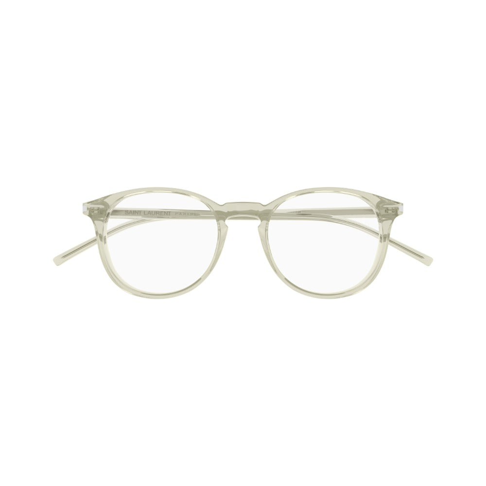 Saint Laurent Corner Angle SL 106 Vert 028 de face - Les Lunettes de Pauline