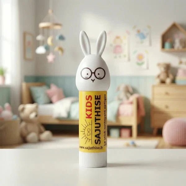 Sajuthise Kids stick nettoyant optique orange - Les Lunettes de Pauline