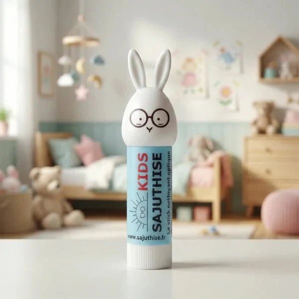 Sajuthise Kids stick nettoyant optique bleu - Les Lunettes de Pauline