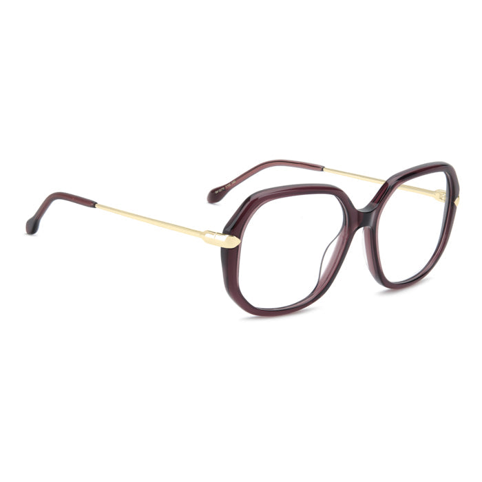 Isabel Marant IM 0279 Prune Or T1W de trois-quarts opposée - Les Lunettes de Pauline