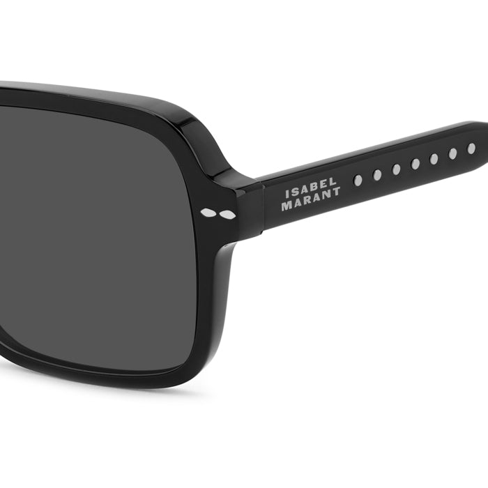 Isabel Marant IM 0242/S Noir 807 en détail des branches - Les Lunettes de Pauline