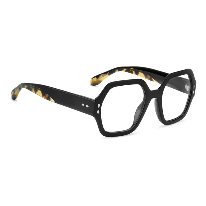 Isabel Marant IM 0269 Noir et Écaille WR7 de trois-quarts opposée - Les Lunettes de Pauline