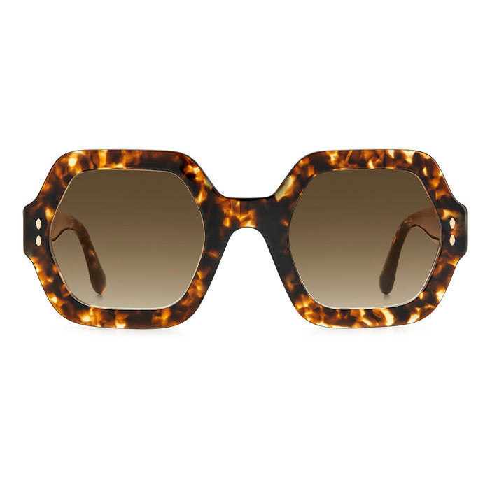 Isabel Marant IM 0004/N/S Écaille Havane 086 de face - Les Lunettes de Pauline