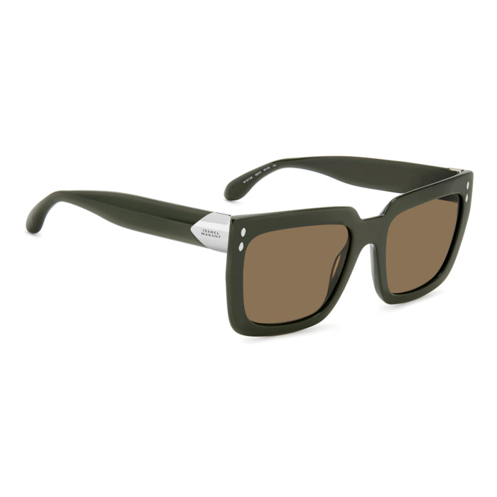 Isabel Marant IM 0213/S Vert Kaki 1ED de trois-quarts opposée - Les Lunettes de Pauline