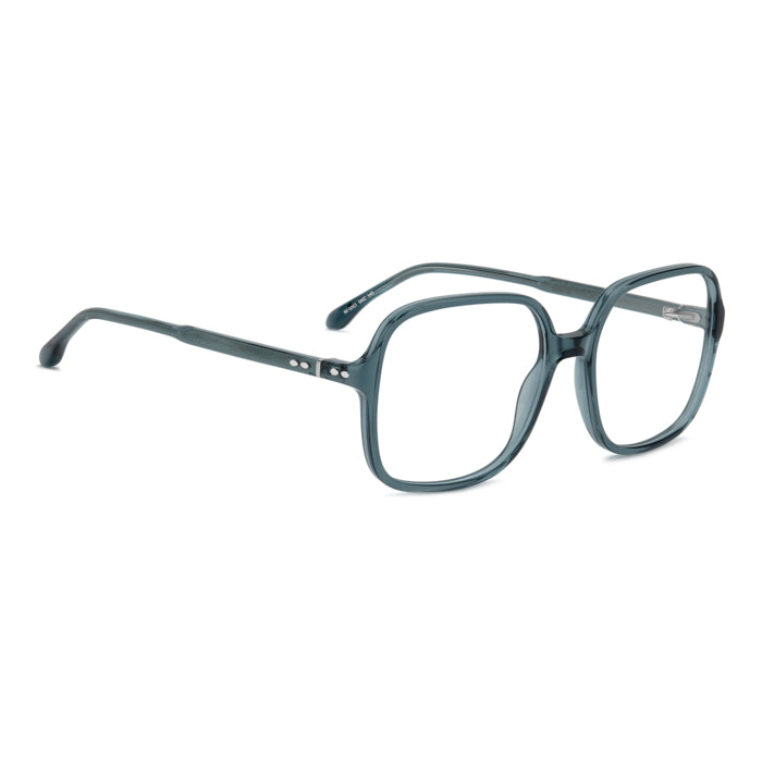 Isabel Marant IM 0063 Bleu Pétrole 5MZ de trois-quarts opposée - Les Lunettes de Pauline