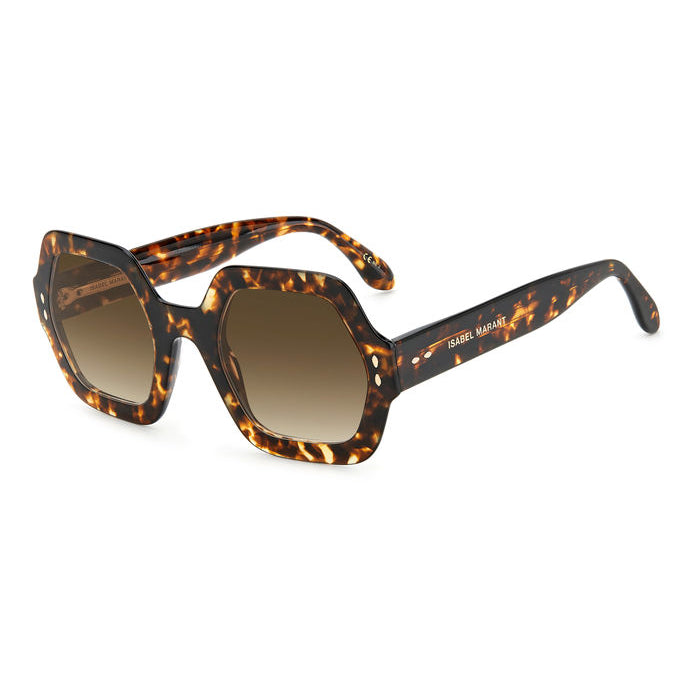Isabel Marant IM 0004/N/S Écaille Havane 086 de trois-quarts - Les Lunettes de Pauline