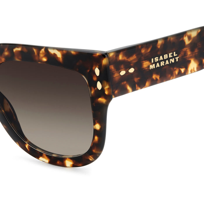 Isabel Marant IM 0225/S Écaille Havane 086 en détail des branches - Les Lunettes de Pauline