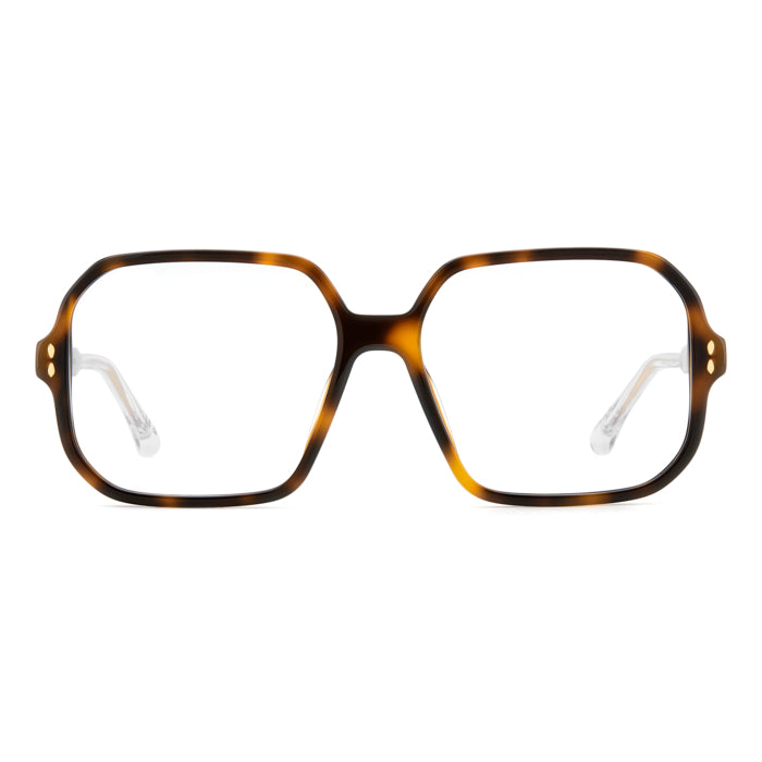 Isabel Marant IM 0168 Havane Or LVL de face - Les Lunettes de Pauline