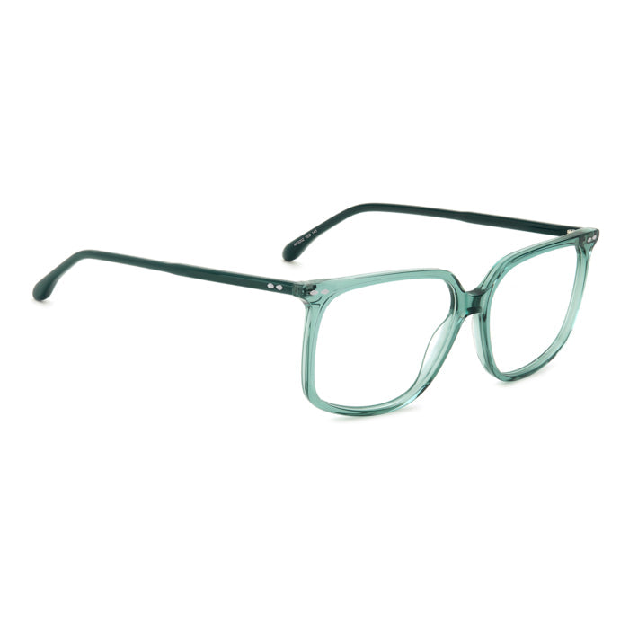Isabel Marant IM 0202 Vert d'Eau Translucide 1ED de trois-quarts opposée - Les Lunettes de Pauline