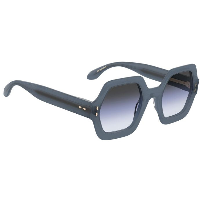 Isabel Marant IM 0004/N/S Bleu Gris PJP de trois-quarts opposée - Les Lunettes de Pauline