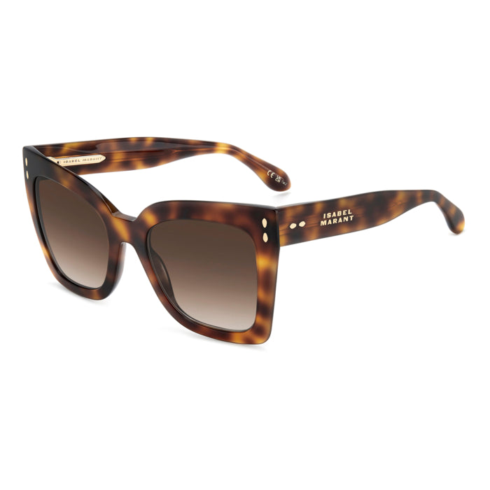 Isabel Marant IM 0188/S Écaille Havane WR9 de trois-quarts - Les Lunettes de Pauline
