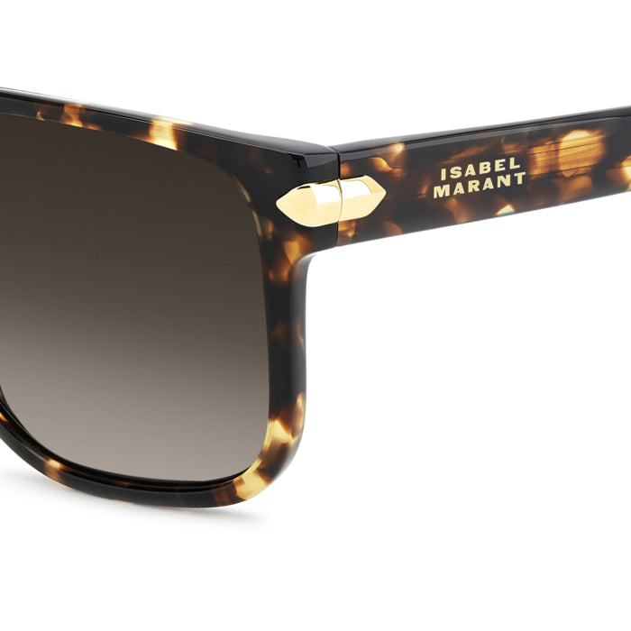 Isabel Marant IM 0264/S Écaille Havane 086 en détail des branches - Les Lunettes de Pauline