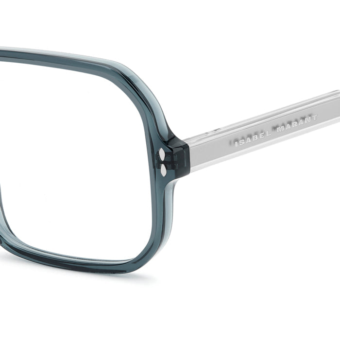 Isabel Marant IM 0168 Bleu Pétrole ZI9 en détail des branches - Les Lunettes de Pauline
