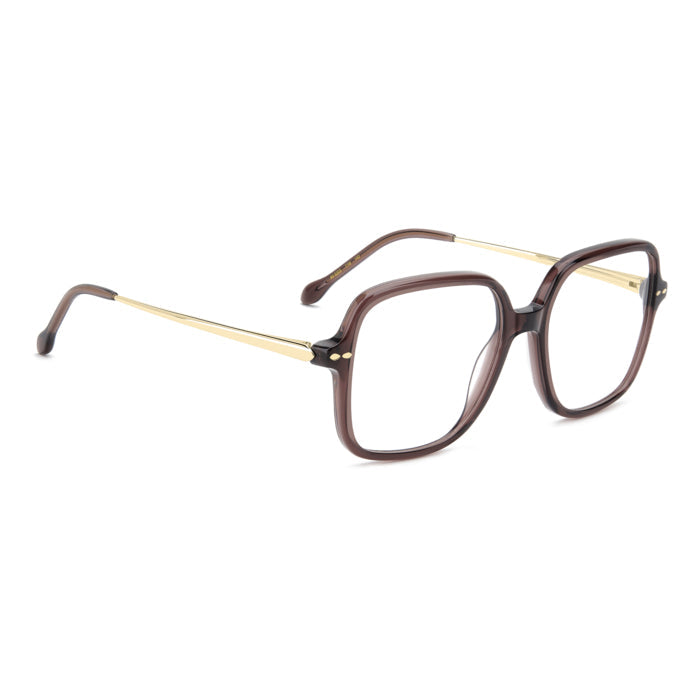 Isabel Marant IM 0203 Prune Or T1W de trois-quarts opposée - Les Lunettes de Pauline