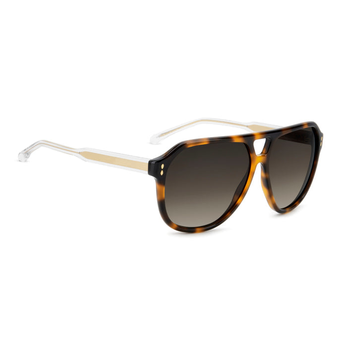 Isabel Marant IM 0216/S Écaille Havane 086 de trois-quarts opposée - Les Lunettes de Pauline