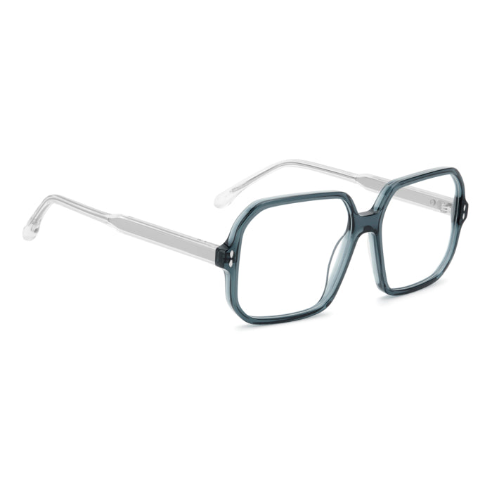 Isabel Marant IM 0168 Bleu Pétrole ZI9 de trois-quarts opposée - Les Lunettes de Pauline